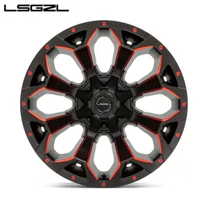 LSGZL offroad Cool design high performance custom size colors forged aluminum alloy wheels