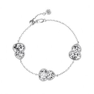 Bracelet Dylam en argent S925 plaqué or rhodié 22 carats avec pendentif gourde, bijou de charme esthétique traditionnelle chinoise - Product Image 1