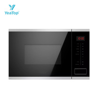 Four à micro-ondes électrique encastrable 20L avec fonction friture à air, cuisson à convection, technologie Inverter, préchauffage rapide, idéal pour l'hôtellerie