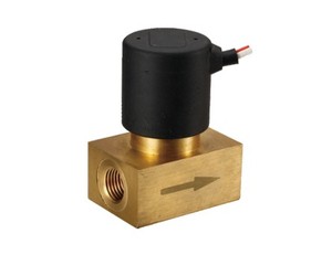 Válvula Solenoide <span class=keywords><strong>Biestable</strong></span> de Estructura Compacta de Latón y Aluminio Directa de Fábrica, Válvula Solenoide de Bobina Auto-sostenible para Aire y Agua - Product Image 1