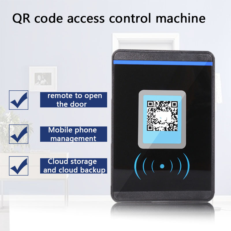 Qr code cloud access control products support wifi/Bluth, QR code scanning, mobile API remote, mobile visitors code sharing