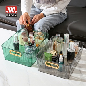 Trasparente per PET <span class=keywords><strong>frigo</strong></span> dispensa organizzatore cestini con manici scatola regalo picnic frutta scatola contenitore di plastica cesto di immagazzinaggio - Product Image 2