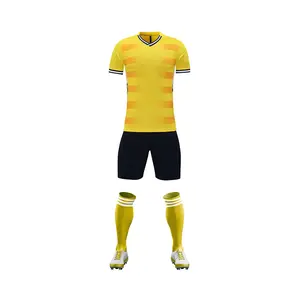 Nouvelle conception de vêtements de sport, maillot de football personnalisé, uniforme de football uni, 2023