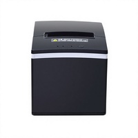 Printer Penerimaan Termal POS 80mm Pemotong Otomatis USB LAN Serial Mesin Pencetak Tiket Kasir