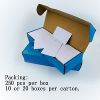 Carte en PVC vierge, plastique imperméable, double face, imprimable par jet d'encre, pour imprimantes à jet d'encre