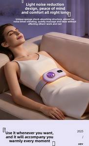 Almohadilla Térmica Menstrual Inteligente, Masajeador Abdominal Vibrador Inalámbrico, Cinturón Térmico para el Vientre, Alivio del Dolor Menstrual y Cólicos - Product Image 2