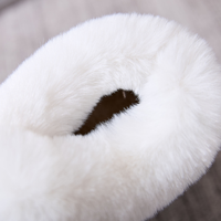 Chaussons d'intérieur/extérieur en fausse fourrure douce et chaude pour femme, antidérapants, confortables, tricotés, pour l'automne et l'hiver, vente en gros