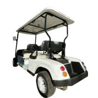 Chariot de golf électrique pour 4 personnes, phare, lunette, voiture de club, chariot de golf Ds, kit de levage précédent, chargeur de batterie 48V