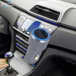 Круглый светодиодный 32 Вт PD режим Type-C + USB Выходы автомобильное быстрое зарядное устройство - Product Image 2