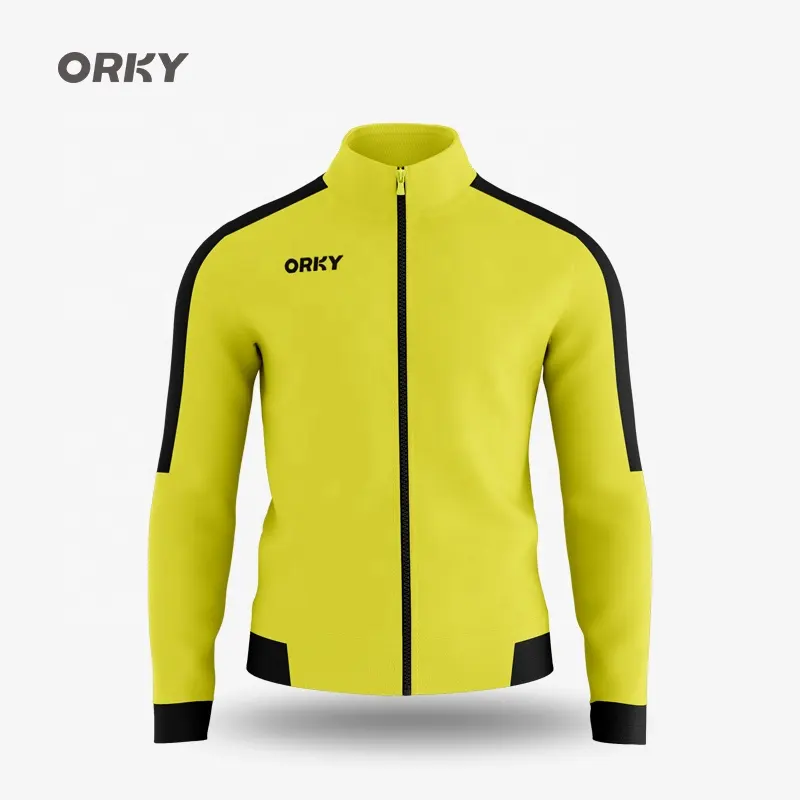 ORKY Stunning Football Uniform Coat Football wear suit custom team jersey long sleeve short sleeve male female