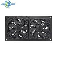 Moteur de ventilateur DC 12V Twin Fan 120mm Axial Cabinet Fan