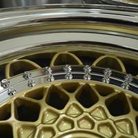 Jantes en alliage forgées PWC Deep Dish 3 pièces 15 pouces concaves finition brillante état neuf 4 pièces compatibles Tesla Model S pour E46