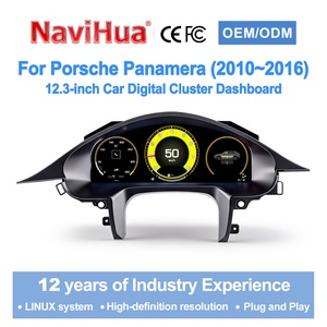 New 12.3 Inch <b>Car</b> Digital Cluster <b>for</b> Porsche Panamera Kilometer <b>Speedometer</b> Virtual Cockpit Ghost Screen LCD Dashboard Carplay - Product Image 2