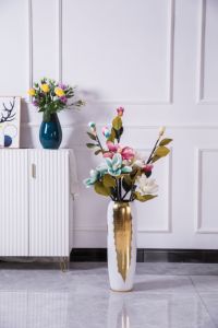 <span class=keywords><strong>Vase</strong></span> <span class=keywords><strong>en</strong></span> céramique pour la décoration de la maison Grand plancher de table <span class=keywords><strong>en</strong></span> <span class=keywords><strong>porcelaine</strong></span> décor nordique - Product Image 4