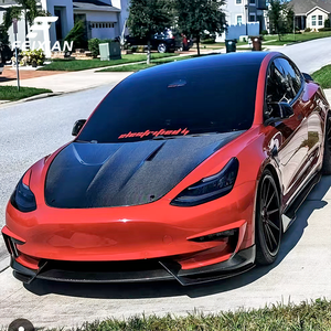 Prix de gros pour <span class=keywords><strong>Tesla</strong></span> <span class=keywords><strong>MODEL</strong></span> <span class=keywords><strong>3</strong></span> Y 2016-2023 Style AD Sans perçage Lame avant séparatrice Aileron de tuning à visser Universel FEIXIAN - Product Image 5