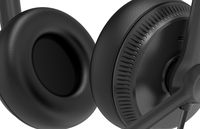 Yealink UH34 Earphone Musik Berkabel Headphone USB-C/A+3.5mm Headset Berkabel Over Ear dengan mikrofon