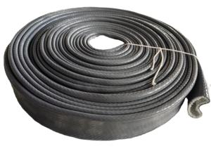 ท่อไฟเบอร์กลาสแบบถักเส้นผ่าศูนย์กลาง6-130มม. เส้นผ่านศูนย์กลางด้านในกำหนดเองป้องกันอุณหภูมิสูงเคลือบด้วยยางซิลิโคน - Product Image 2