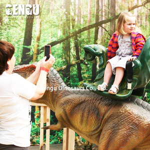 Increíble robot de paseo de dinosaurio de metal para escuelas Guarderías Lugares públicos como aeropuertos y centros comerciales - Product Image 3