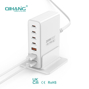 Stazione di Ricarica Toocki 140W GaN con 2 Porte PD 5V/3A USB, Caricatore da Scrivania Multifunzionale con Cavo e Spina UK US EU KR - Product Image 3