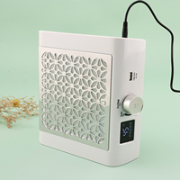 Aspirateur à poussière pour ongles professionnel, moteur sans balais haute puissance 85W, portable, électrique, filtre HEPA