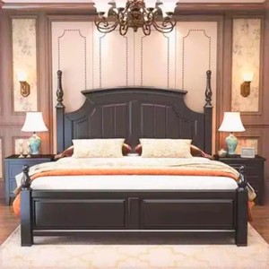 Cadre de lit King Size moderne de luxe en velours gris avec tête de lit capitonnée à volants, meuble de <span class=keywords><strong>chambre</strong></span> à coucher, lit plateforme double ou simple, Royaume-Uni - Product Image 4