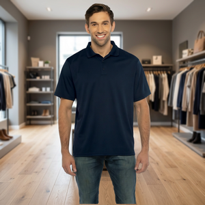 Camisa de Trabajo de Alta Calidad para Hombre, Tejido Sólido, Ultraligera, Transpirable, de Secado Rápido, 100% Poliéster, Manga Corta, Disponible en Stock - Product Image 2