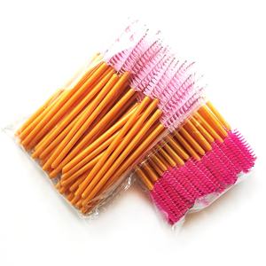 Commercio all'ingrosso della fabbrica di colore monouso mascara bastoni pennelli di trucco del sopracciglio per l'estensione ciglia - Product Image 1