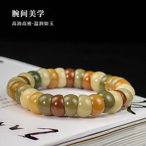 สร้อยข้อมือรากโพธิ์เครื่องประดับหินธรรมชาติหลากสีสำหรับชายหญิงนักเรียนของขวัญ - Product Image 2