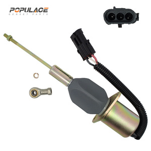 โซลินอยด์วาล์ว RE53507 12V 24V โซลินอยด์หยุดเครื่อง สำหรับอะไหล่เครื่องกำเนิดไฟฟ้าดีเซล - Product Image 2