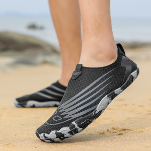 Zapatos de Agua con Parte Superior de Malla, Suela de Goma, Transpirables, Unisex, para Uso en la Playa en Verano, Punta Cerrada, Entresuela de EVA, Ligeros, de Secado Rápido - Product Image 3