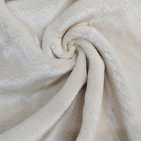 Peluche personnalisée en Velboa tricoté, largeur 160 cm, couleurs GSM, 100 % polyester, épaisse, respirante, teinte, pour pantoufles, chapeaux, doublures, jouets