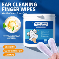 Lingettes nettoyantes écologiques sans alcool pour oreilles de chiens et chats, marque distributeur – Éliminent la saleté et la cire, vente en gros OEM