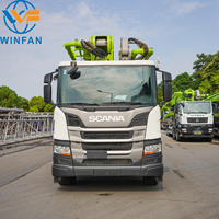 Camion pompe à béton Zoomlion d'occasion ZLJ5441THBSF 59X-6RZ, 452 CV, deux tailles au choix, pompage haute efficacité
