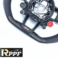 Volant en fibre de carbone personnalisé Rppf pour Audi A1 (8X) Sportback A3 (8V) A4 (B9) Avant A5 (F5) Q2 2016-2019