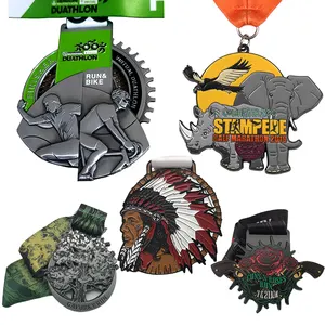 Cheamanufacture Custom 3d Iron Medalla Groothandel Metalen Goud Zilver Brons Die Gegoten Sport Duiken Award Medaille