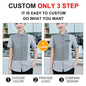 Camisas Polo con Parches y Logotipo Personalizado para Camareros, Fabricante de Camisas de Trabajo Profesionales, Uniforme Unisex para Camareros - Product Image 4