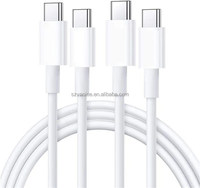 1M 3FT USB-C à USB-C Type-C Câbles de données PD USB Type C Câble de charge rapide