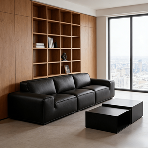 Ensemble de <span class=keywords><strong>canapé</strong></span> sectionnel Chesterfield en <span class=keywords><strong>cuir</strong></span> véritable - Mobilier de salon moderne de luxe, design écologique et inclinable réglable - Product Image 5