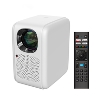 Mini projecteur MECOOL KP2 600 lumens avec mise au point automatique, projecteurs vidéo LED intelligents 1080P, home cinéma, système d'exploitation Android 11