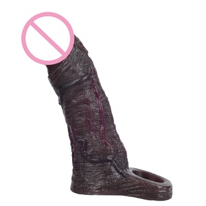 ORALSX Black Knight Penis Sleeve Series: 10 Styles to Choose From Realistic-Feel Penis Extenders Fulfillment Available - Product Image 5