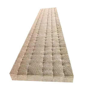 价格便宜的金属丝网隔音60千克/m3 80千克/m3 50毫米100毫米矿棉岩棉毯