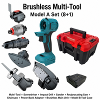 Kit combiné d'outils multifonctions sans fil 21V 1/2 OEM d'usine, avec accessoires interchangeables 8+1, 11+2, 16+2 et batterie au lithium