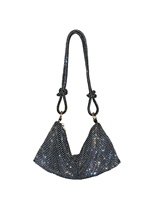 2026 Farbenfrohe Clutch für Damen Hochzeit Party Accessoires Handtasche Glitzer Knotengriff Taschen Funkelnde Strass Luxus-Tasche