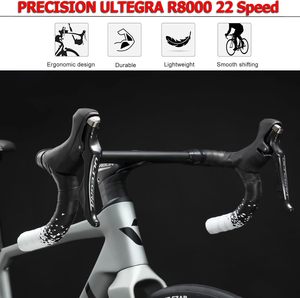 Vélo en fibre de carbone 700C Ultegra <span class=keywords><strong>R8000</strong></span> 22 vitesses, vélo de course urbain, vélo de route léger avec jantes en aluminium - Product Image 3
