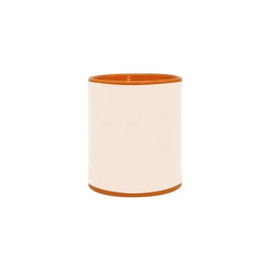 แก้วกาแฟเซรามิกสโตนแวร์,แก้วมักสีเปล่าพร้อมแผ่นปิดสีขาว - Product Image 4