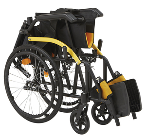 Silla de Ruedas Médica de Estilo Deportivo con Reposapiés Transpirable Desmontable para Personas Mayores con Discapacidad - Product Image 2