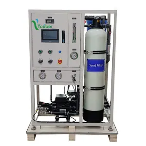 5000 liters per day Seawater Desalination System marine water maker RO plant PLC automatic control