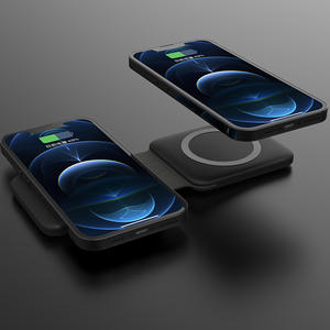 El Dos en Uno: <span class=keywords><strong>Cargador</strong></span> Inalámbrico Plegable para Teléfonos Móviles con Carga Rápida de 15w, <span class=keywords><strong>Magsafe</strong></span>, Compatible con Atracción Magnética - Product Image 3