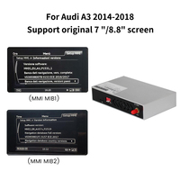 Krando Android Auto Carplay Interface pour Audi A3 MIB 2014 - 2018 Décodeur Apple Carplay sans fil prenant en charge la carte de musique en ligne 4G
