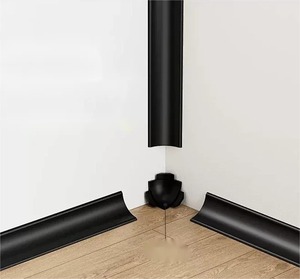 Profilé triangulaire en alliage d'aluminium pour moulures d'<span class=keywords><strong>angle</strong></span> intérieures, finition des bords de sol et système de recouvrement d'<span class=keywords><strong>angle</strong></span> de <span class=keywords><strong>plafond</strong></span> - Product Image 4